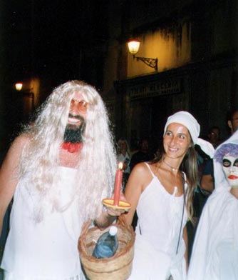 Chicco e Silvia al carnevale estivo '01