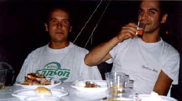 Freski e Manlio in campeggio